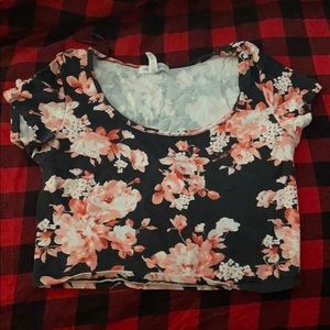 Floral crop top